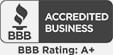 BBB | Accredited Business | BBB Rating: A+